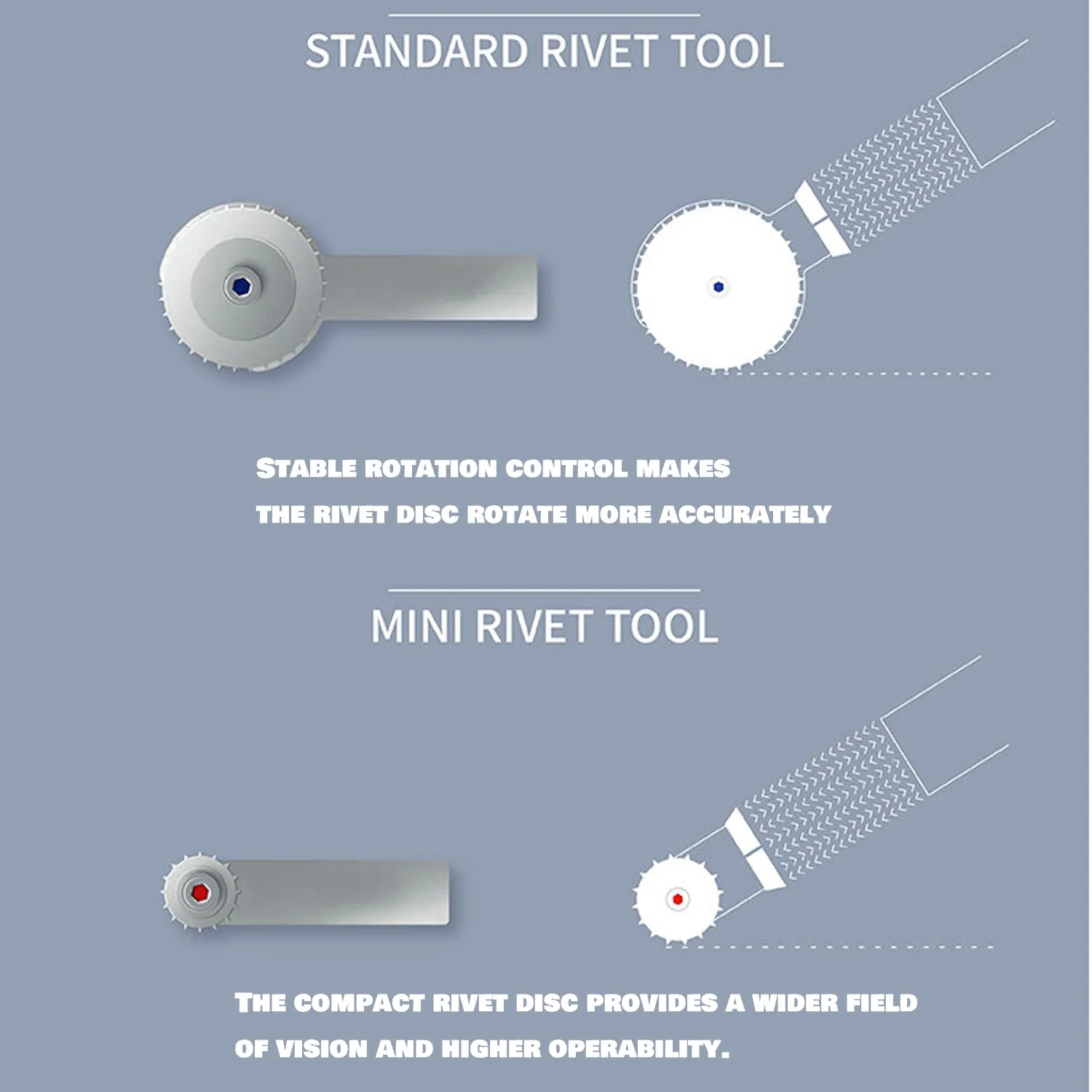 JOYSTAR Model Rivet Maker Tool with Handle for Model Hobby Craft Building Accessories Tool