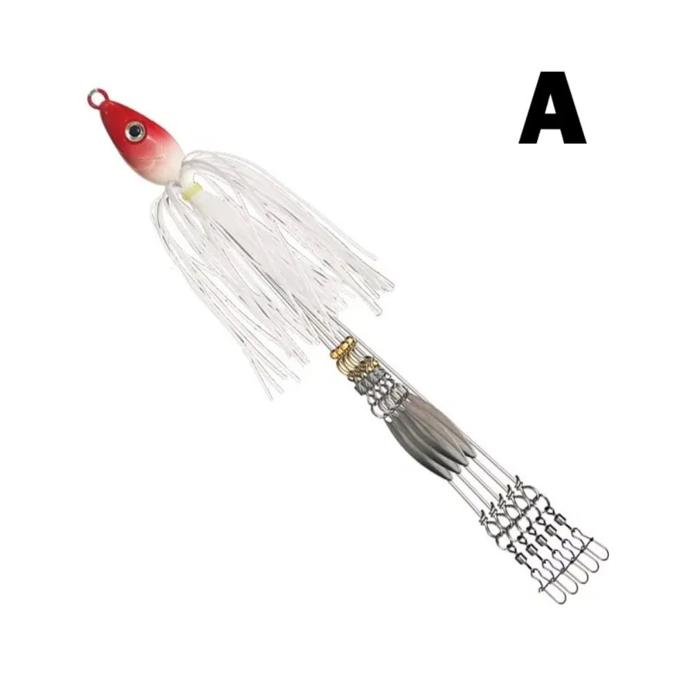 New Spinner Alabama Rig Fishing Lure Umbrella Jigging Soft Swimbait Swimming Attack Group Sea Fishing Lure Set