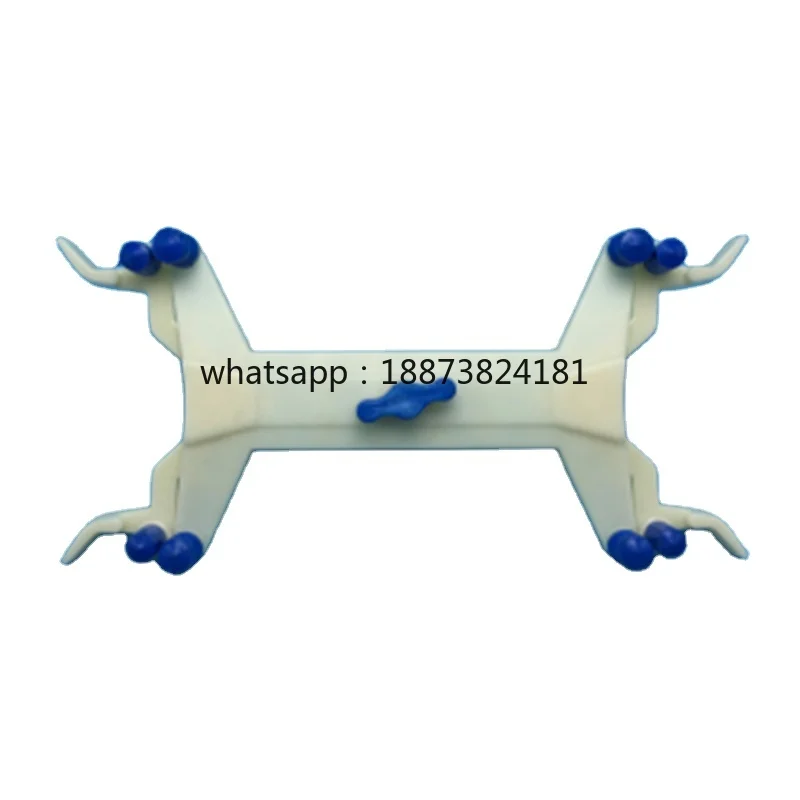 

Laboratory Double Plastic Adjustable Clip butterfly Style Burette Clamp fast shipping