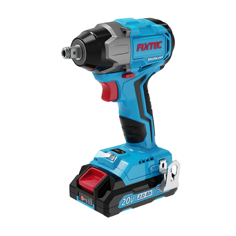 

FIXTEC Industrial 350Nm High Torque Brushless Lithium Impact Cordless Electric Wrench Set with 3pcs Sockets 17/19/21mm
