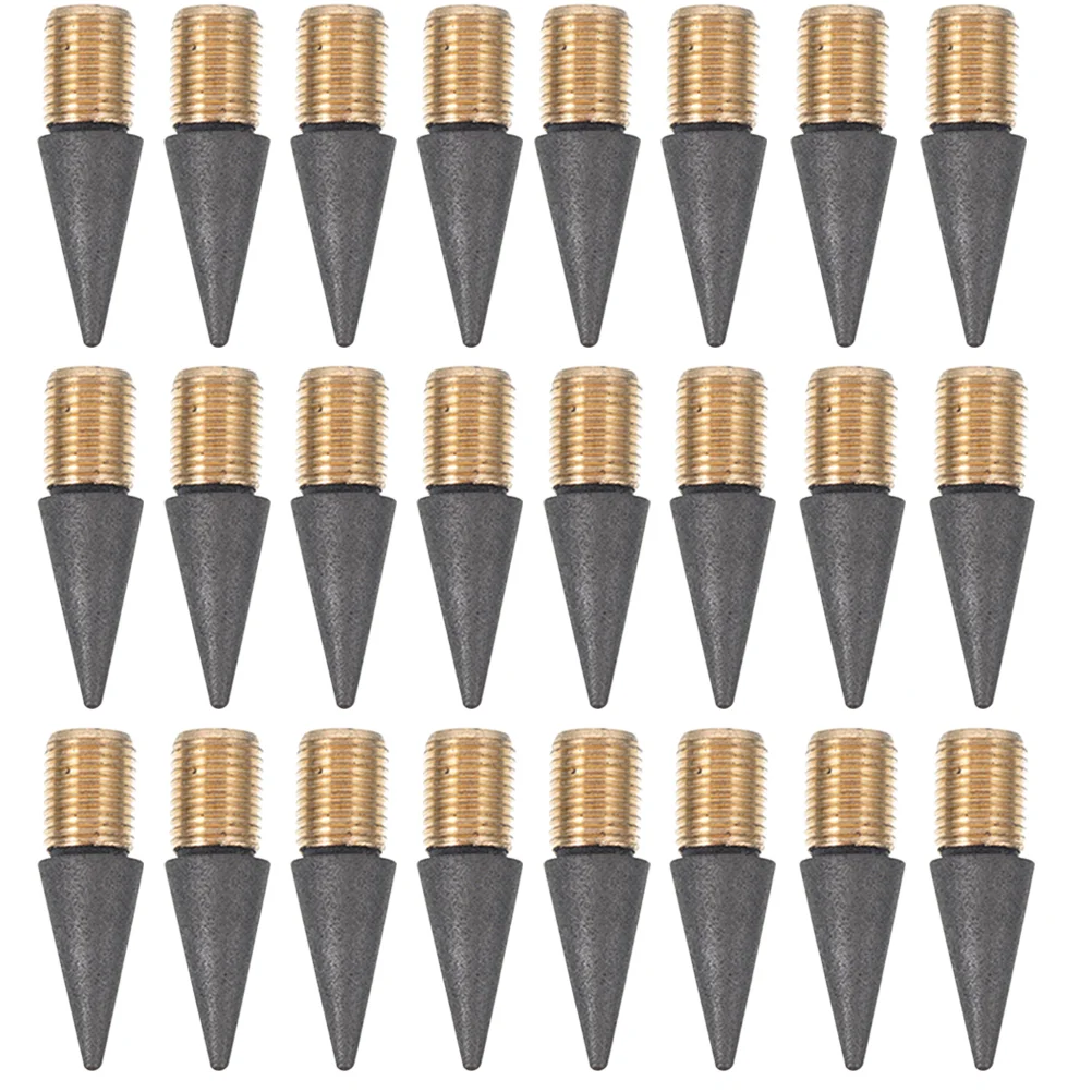 

25 Pcs Pencil Replacement Nibs Inkless Tip Replaceable Refill Refills No Need to Cut Eternal Graphite Forever