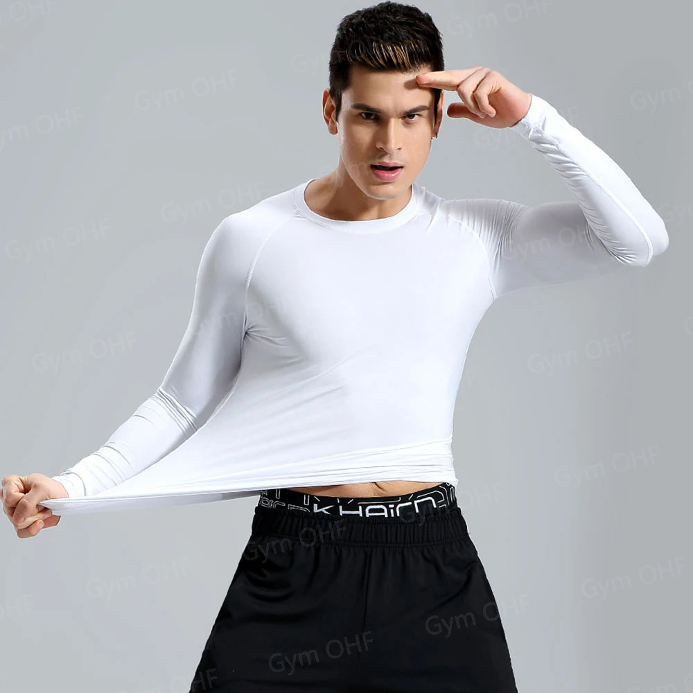 Kompression T Shirt Mann Quick Dry Lauf Gym Fitness Enge Sportswear Sommer Atmungsaktive Spinne Kurzarm T Shirt Männer 2099 – Detail 11
