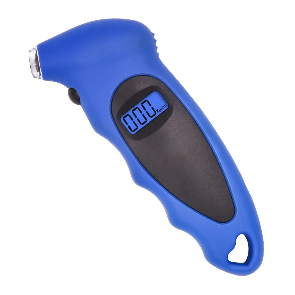 High Precision Digital Tire Pressure Gauge LCD Display Backlight Feature Car Tire Air Pressure Tester with Hanging Hole
