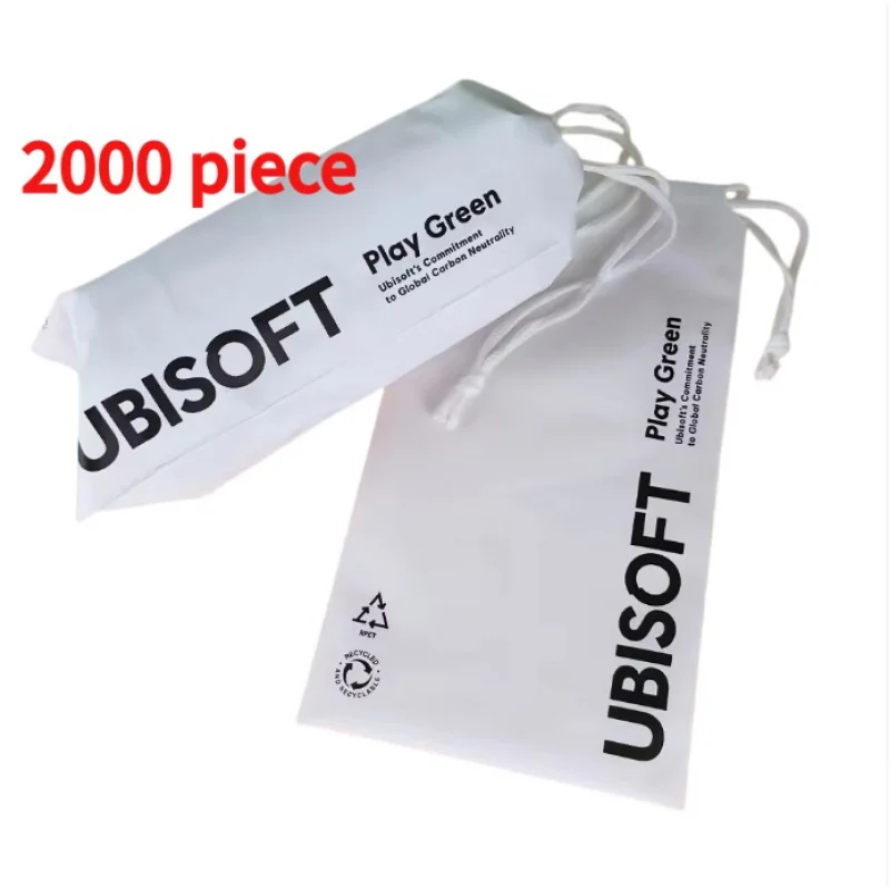 20 00piece.Custom.Custom Recycled drawstring Bag Cotton Towel Packaging Bag Bundle Pockets Drawstring Plastic Bag