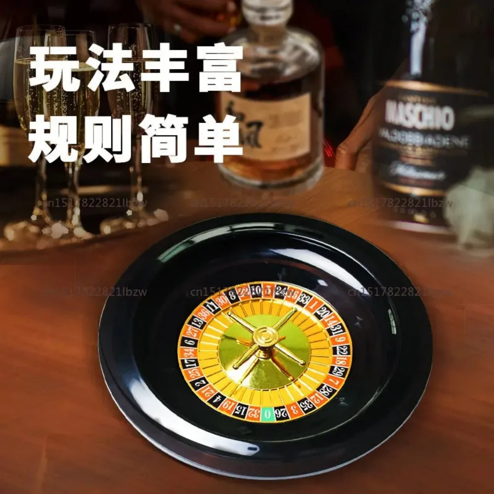 Russian Roulette 12 Inch Drinking Toy Event Lucky Draw Lucky Wheel Entertainment Game Props Russian Wheel Wooden