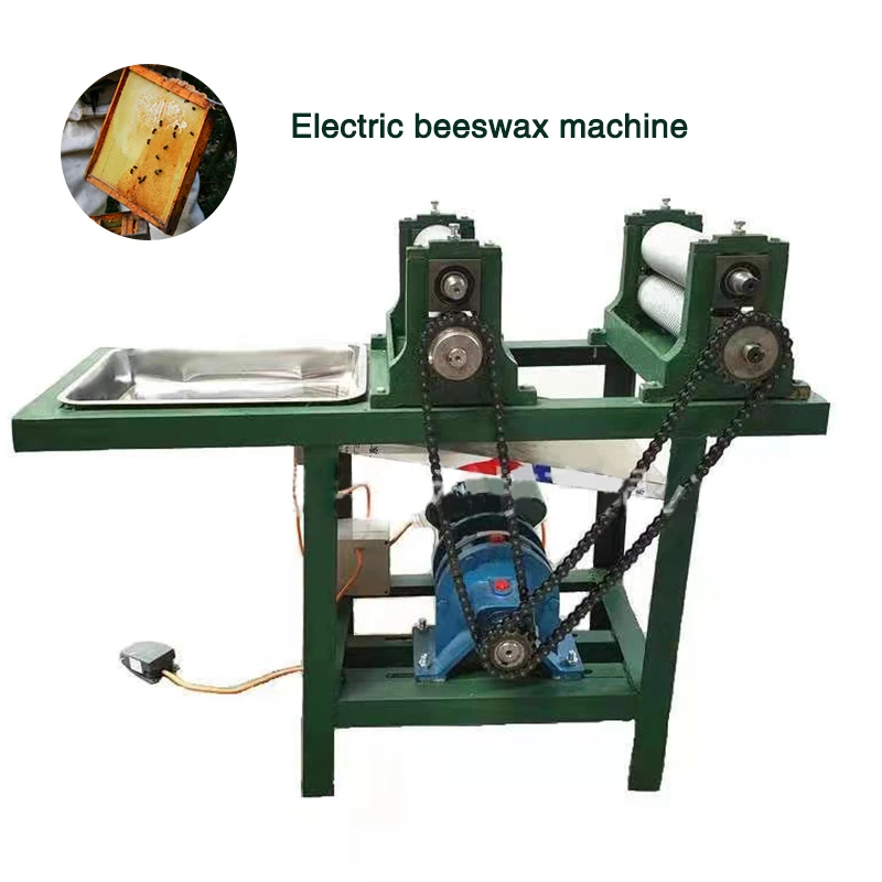 

Electric Nest Foundation Machine Fully Automatic Calender Beeswax Pressing 2200W Stainless Steel All In One Embossing Equipment