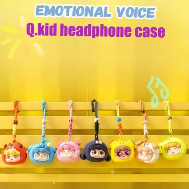 

Q.KID эмоциональная серия волосатых монстров, сумка для наушников, слепая коробка, загадочная коробка, Caixa Caja, куклы, подарок, украшение для рабочего стола, аниме-фигурки, игрушки