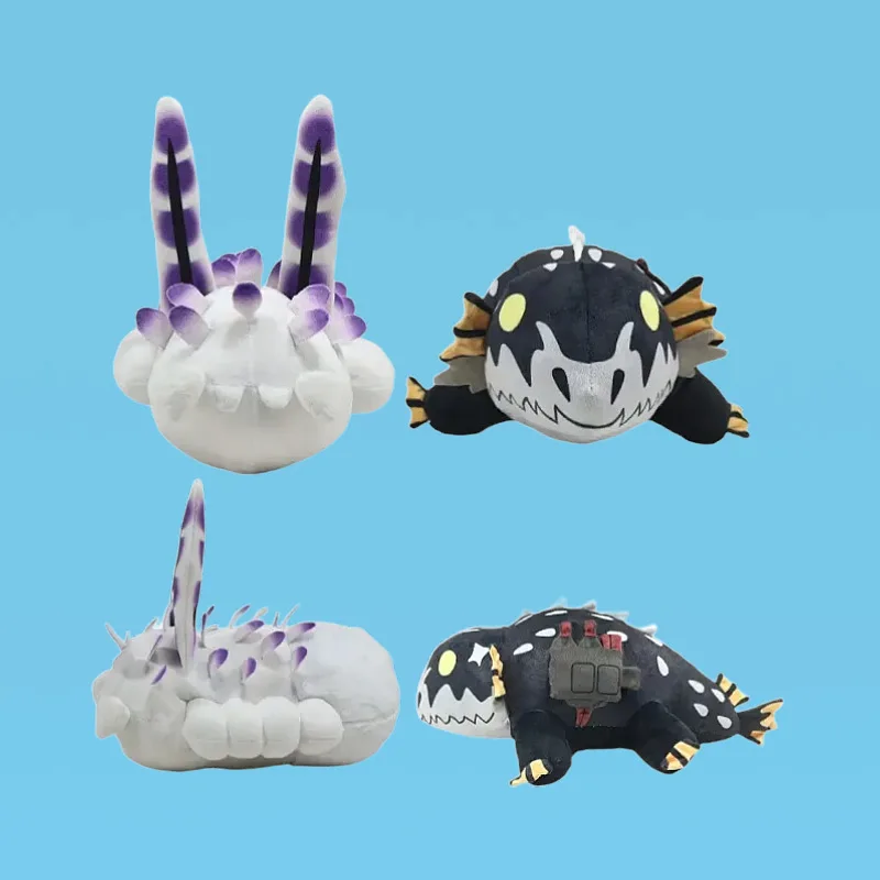 

28cm Deep Sea Bunny Pressure Game Plushie Official Licensed White Purple Sea Slug Stuffed Toy Soft Collectible Gift