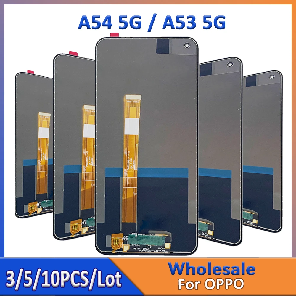 

Оптовая партия 3/5/10 для OPPO A54 5G ЖК-экранов с сенсорным дисплеем для оптовой покупки для oppo A53 5G