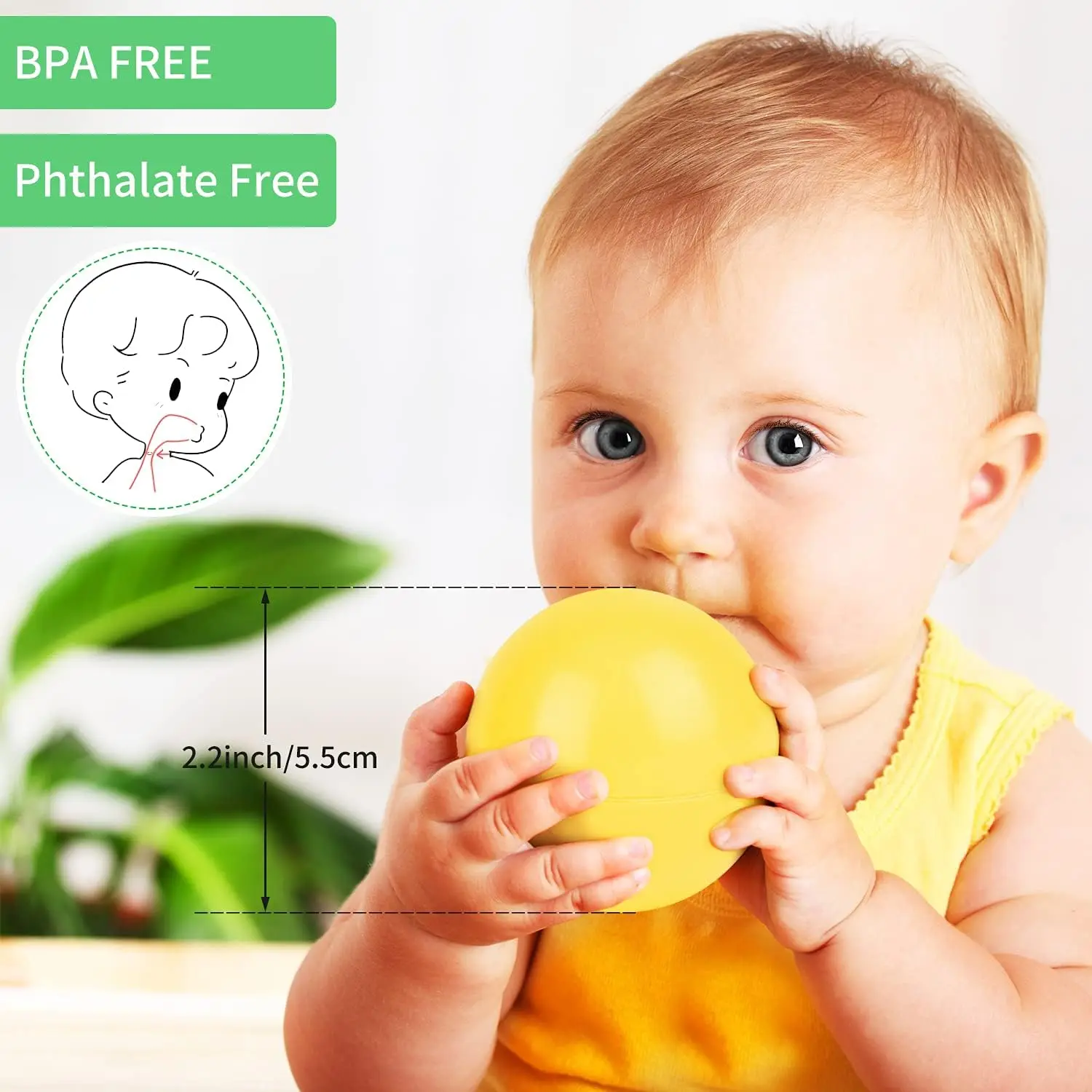Ball Pit Balls Phtalato Free BPA Free Plástico a prueba de aplastamiento - 400 piezas 7 colores brillantes en juguetes reutilizables para niños con bolsa de almacenamiento