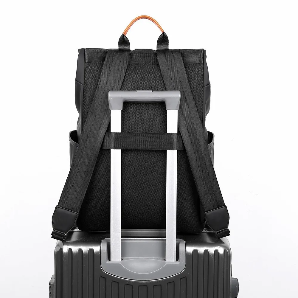 Trendy casual backpack men's backpack new versatile college student travel schoolbag outdoor travel backpack
