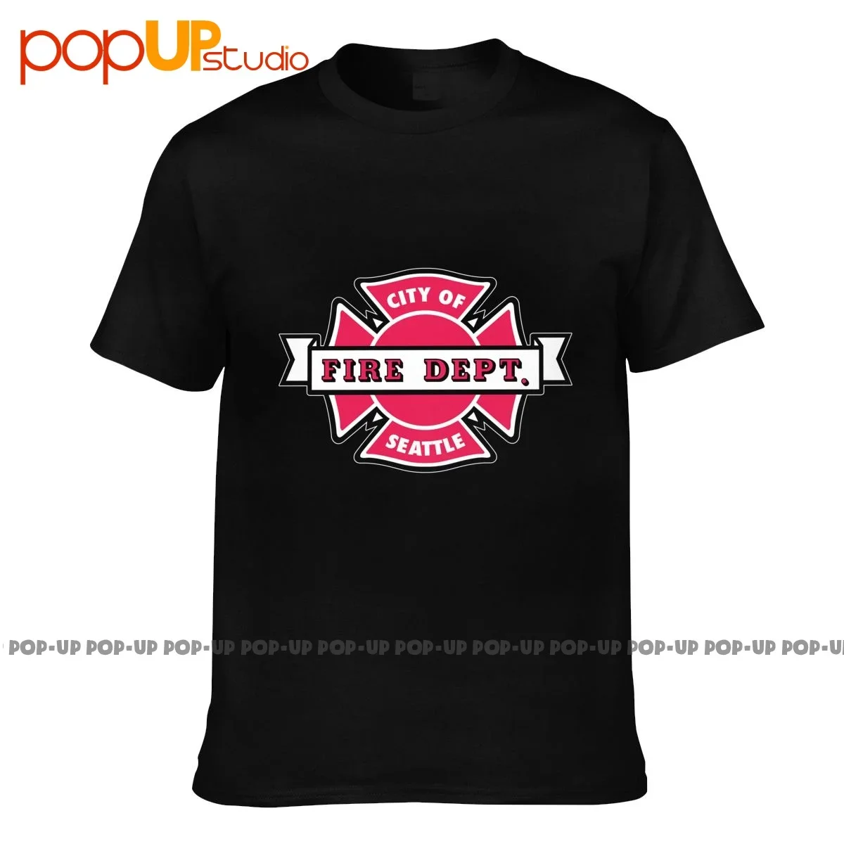 Телесборник Сиэтл, пожарная служба, пожарная станция 19, футболка P-434, крутая, удобная