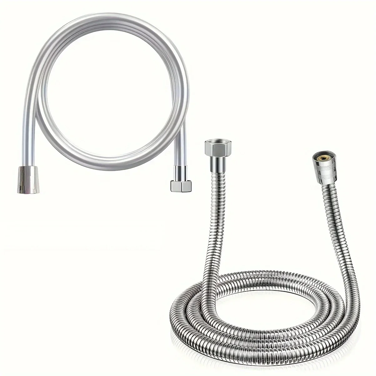 

PVC Flexible Stainless Steel Plumbing Hose Shower Head Tube Flexible Bathroom Pipe Bath Accessories Bath drain plug Sink stopper