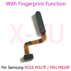 For Samsung Galaxy M31S M317F M317 / M51 M515F M515 Home Button Fingerprint Sensor Return Power Flex Cable