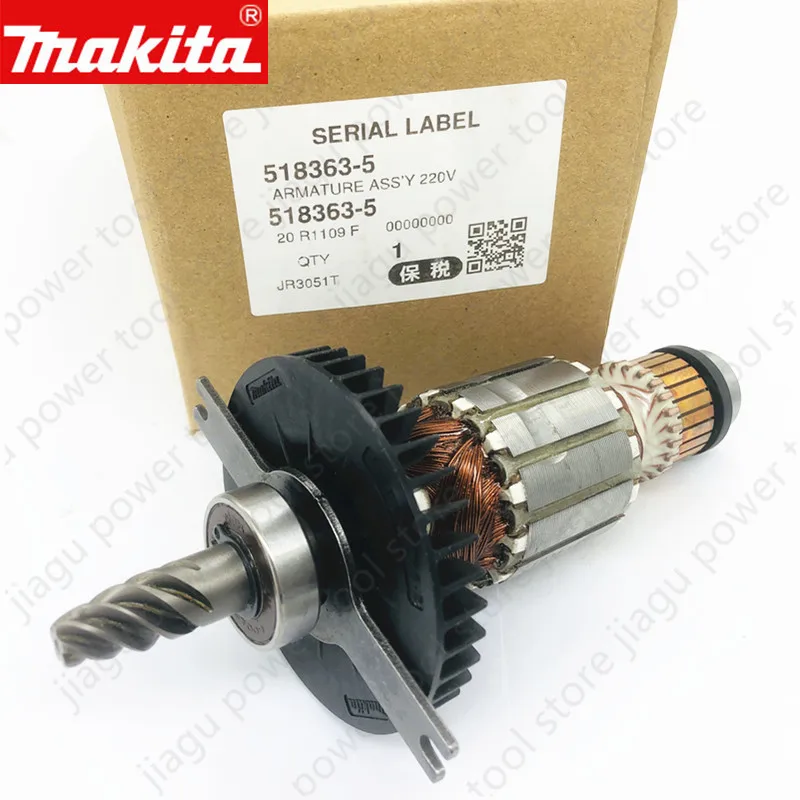 

Ротор в сборе для электроинструментов MAKITA 518363-5 JR3051T