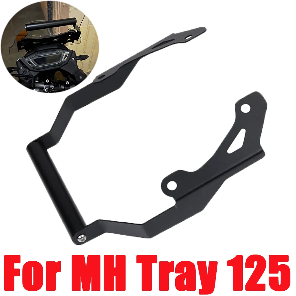 

Motorcycle Accessories For Motor Hispania MH Tray 125 Tray125 SMART Phone Holder Stand Support GPS Navigation Plate Bracket