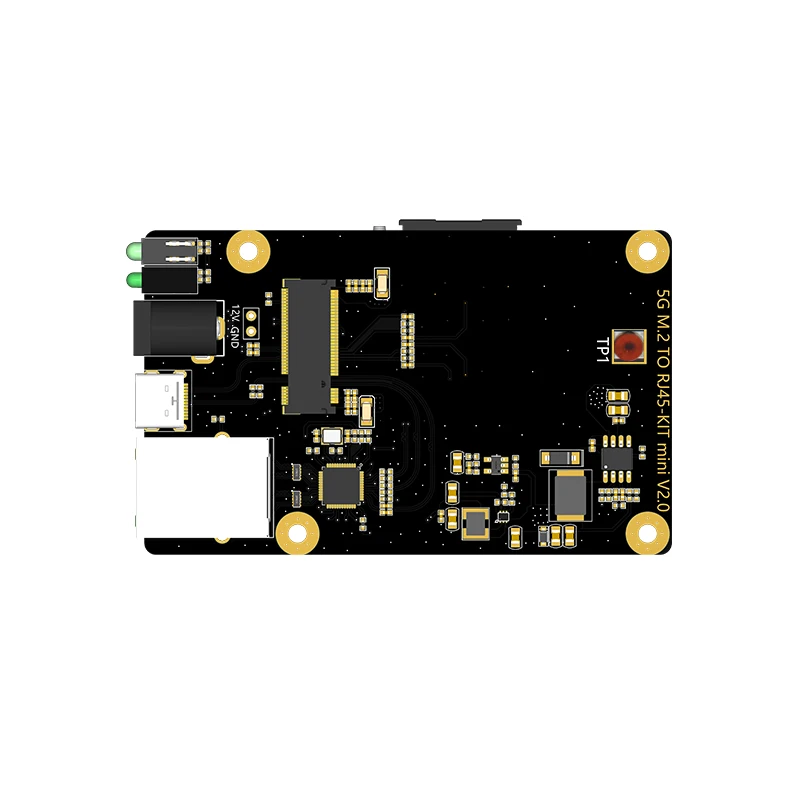 Wireless Gigabit Ethernet RJ45 Expansion Board With Quectel RM502Q-AE 5G M.2 Module 5G WWAN Card To RJ45 Adapter With SIM Slot