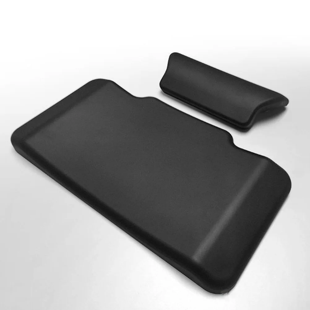 

1 set Motorcycle Cushion Set PU Shockproof Backrest Long Riding Durable Wear Resistant Lumbar Support Trunk Pillow Seats