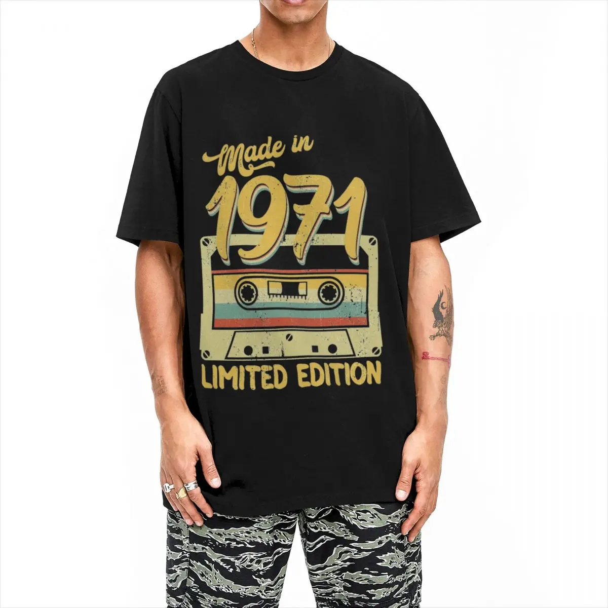 Made In 1971 T-Shirt limited edition Hip Hop T-Shirts Short Sleeve Y2K Basic Tops Summer Cotton Comfortable Plus Size Clothing