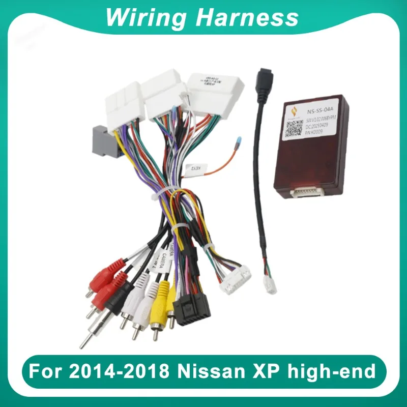 Car Radio Wiring Harness Power Cable For 2014-2018 Nissan X-Trail High Configuration Android Stereo Adapter