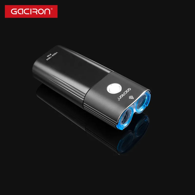 Gaciron 2000 Lumens Bike Light Front Light Led USB Rechargeable Battery Handlebar Bicycle Headlight Front Lamp Accessories Set