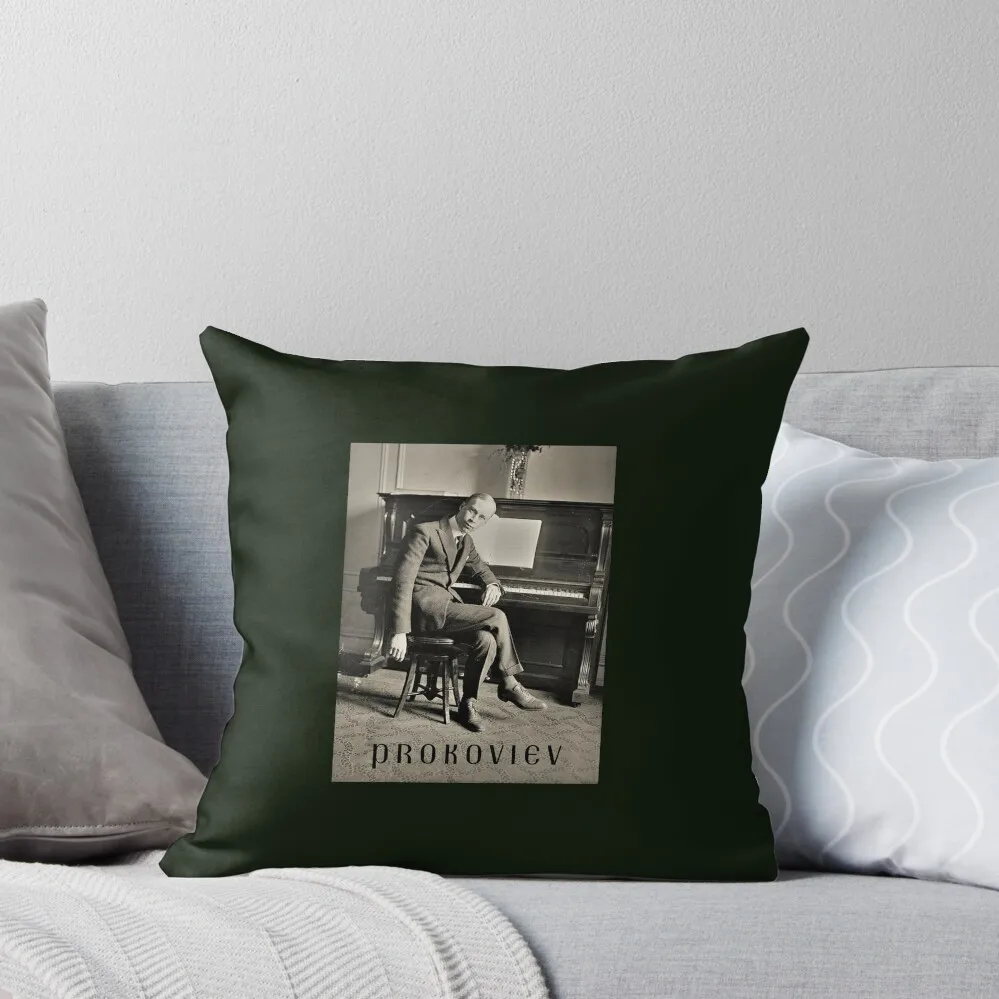 

Sergei Prokofiev ~ Composer ~ Pianist Throw Pillow pillow pillowcase Sofa Covers pillow