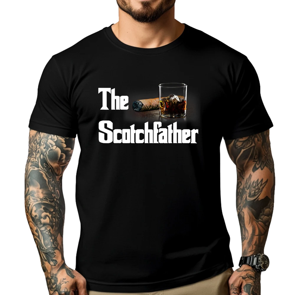 

The ScotchFather Funny Whiskey Lover Gifts From Her Plus Size Men Clothing Mens Mens Designer Clothes