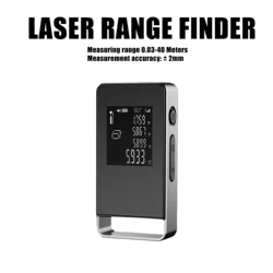 2 IN 1 Laser Rangefinder, Angle Measuring Instrument, High-Precision Electronic Ruler, Mini Handheld Infrared Lawn Rangefinder