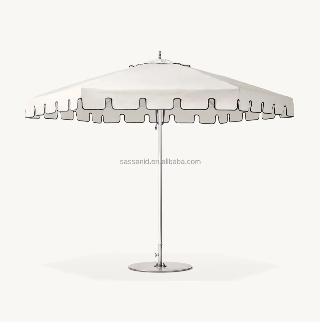 Sassanid Outdoor Patio Garden Set Most Popular Master Max Classical Roman Valance Umbrella