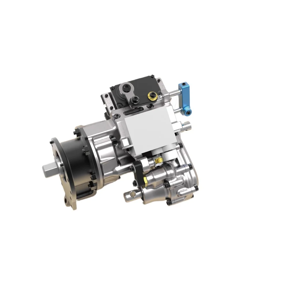 M715 Torsi Tinggi Mini Semua Logam Transfer Gearbox Kecepatan Tinggi dan Rendah Penggerak Belakang Penggerak Empat Roda Model Hadiah Mainan