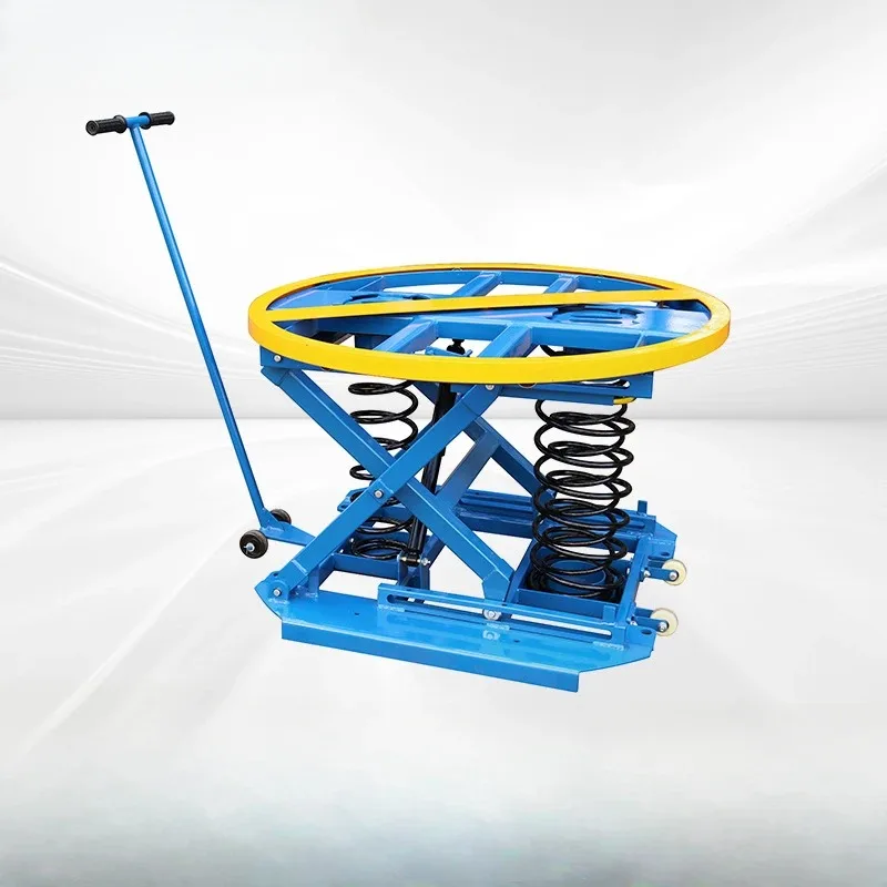 peiqiFactory Wholesale Rotary Pallet Table  Automatic Self Elevating Mechanical Scissor Lift Table