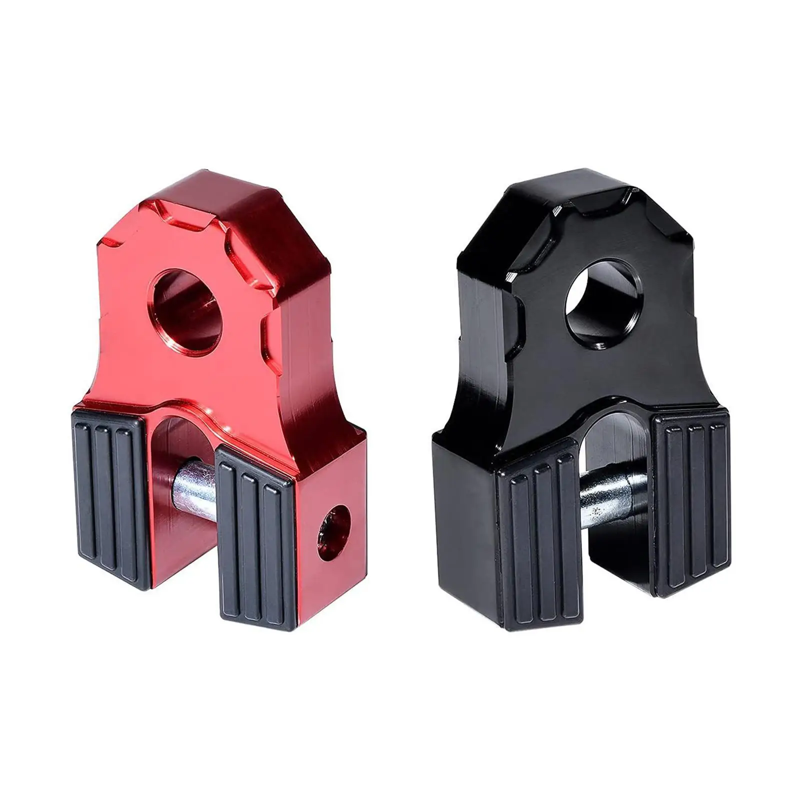 

Generic Winch Shackle Mount Flat Hook Connector Aluminum Automotive Towing Tool Sturdy Towing Hook Mount for SUV Trucks