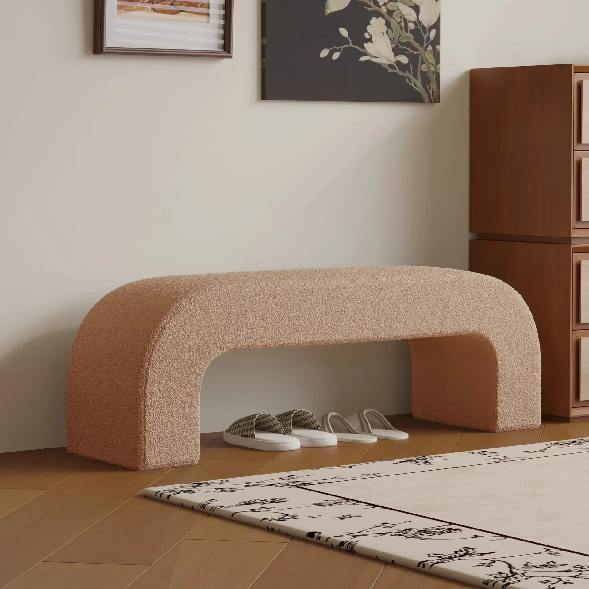 Home Change Shoe Stool Home Entrance Bedroom Bedroom Bedside Stool Living Room Cloakroom Shoe Bench Clothing Store Sofa Stool image 3