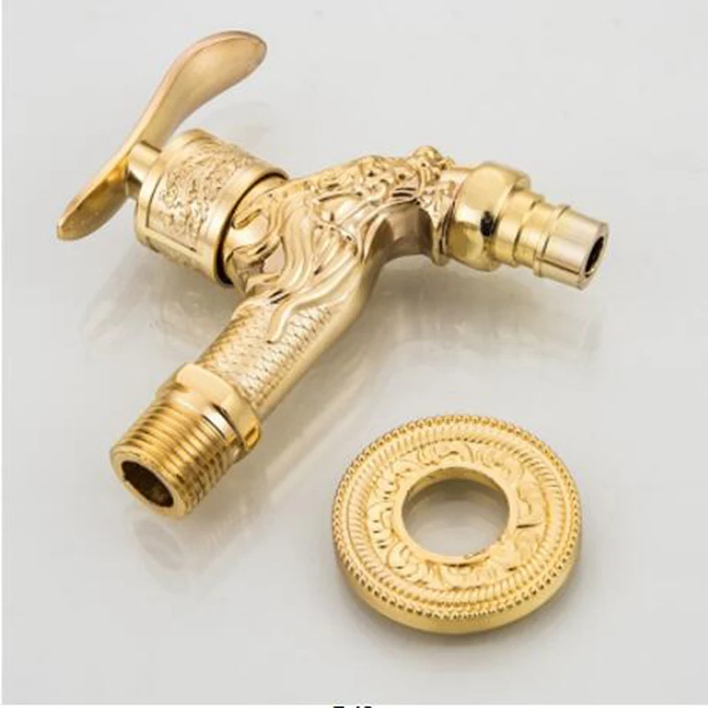 Antique Bathroom Wall Mount Sink Basin Cold Water Faucet Tap Outdoor Garden Hose Faucet Mop Sink Tap Washing Machine Wall Tap