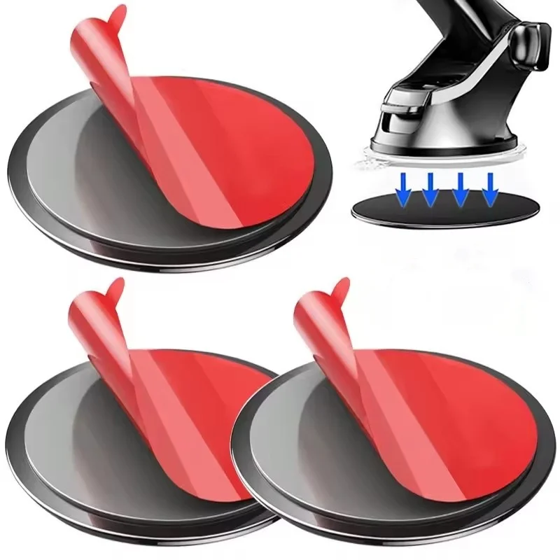 Autocollant de téléphone portable, ventouse de voiture, autocollant adhésif, Base de disque pour GPS, support de téléphone portable, support de caméra