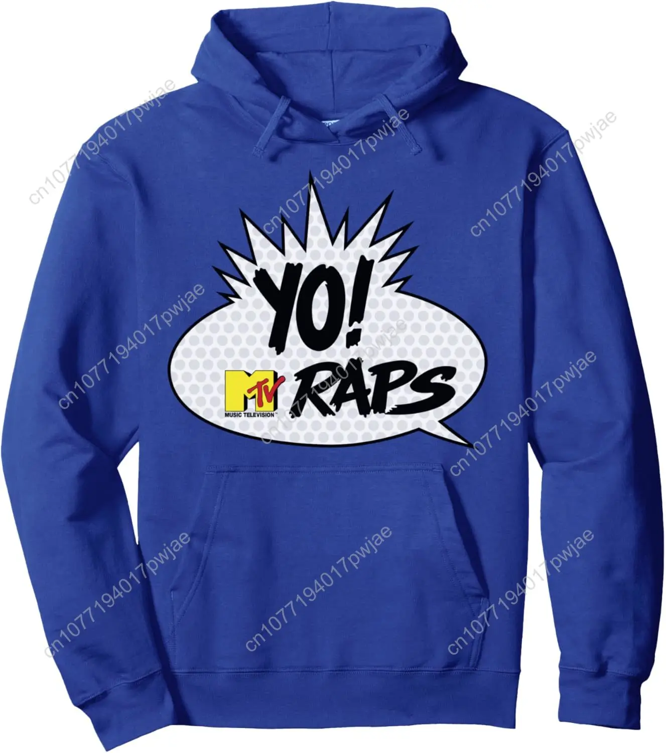 เอ็มทีวี โย! เสื้อฮู้ดมีฮู้ดลายการ์ตูน MTV Raps Comic Book Talk Bubble