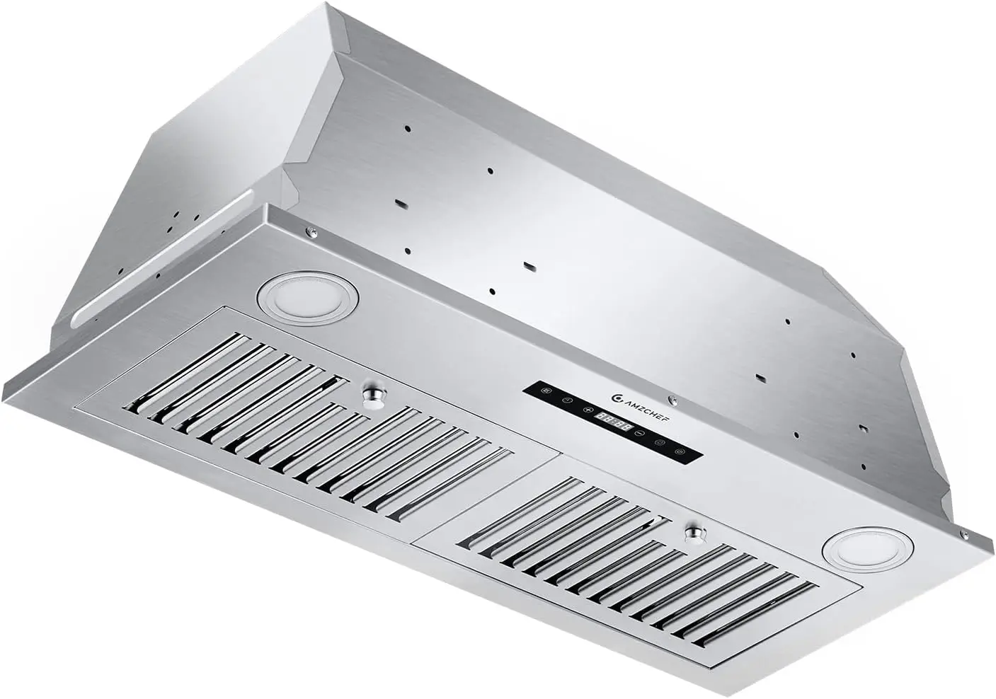 Amzchef Range Hood Insert 30 Inch, Stainless Steel Range Hood 900 Cfm Built-In Vent Hood With 3-Speed Exhaust Fan Time Delayed