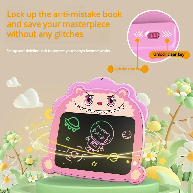 10 pollici gatto LCD tavolo da disegno scrittura tablet cifre magia lavagna arte pittura strumento giocattoli per bambini gioco del cervello compleanno regalo per bambini