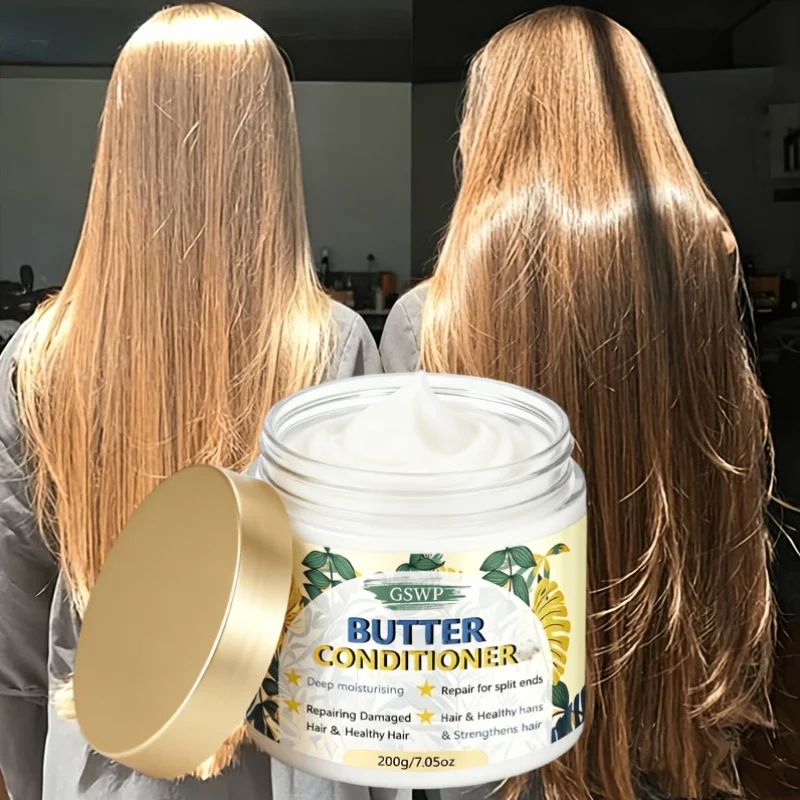 The all-new GSWP Deep Moisturising Butter Conditioner. Detangles and nourishes, repairing damaged hair. 200g family size.