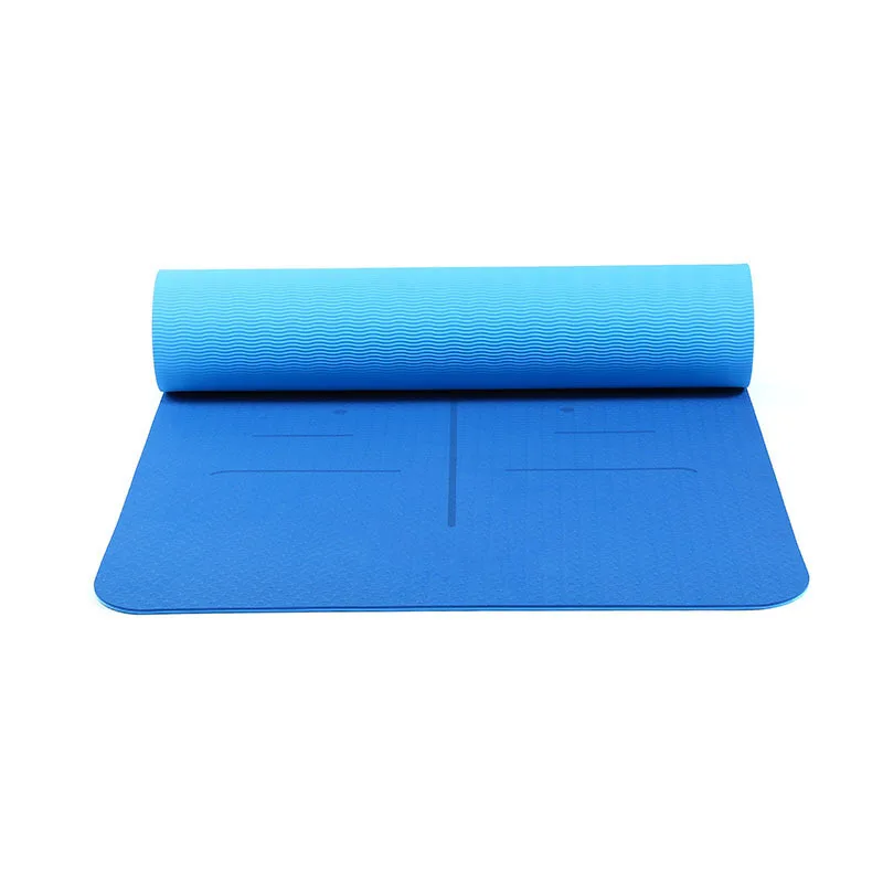 

6MM Thick TPE Yoga Mats Anti-slip Sport Fitness Mat For Exercise Yoga And Pilates Gymnastics Mat Fitness Equipment