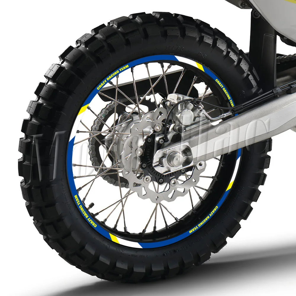 Reflektierender Motorrad-Felgenaufkleber für Husqvarna 701 Norden 901 TC 125 250 FC450 FC250 FC350 FE 501 TE 300 – Detail 2