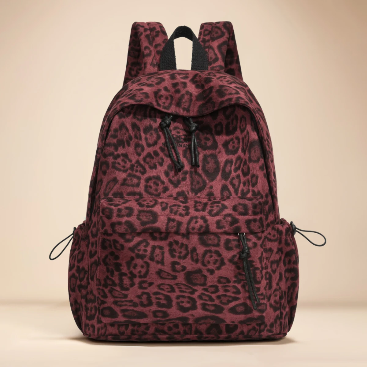 High-End Japanese Niche Backpack Leopard Print School Bag for 