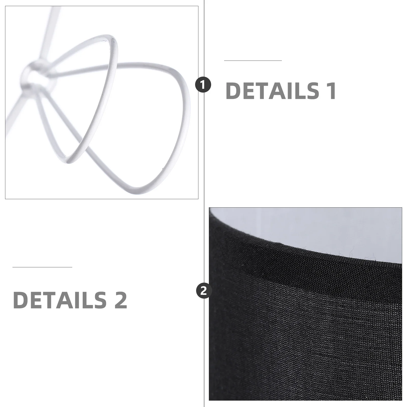 

Black Linen Lampshade Durable Cloth Cover Retro Home Decor Lighting Accessories Desk Floor Lamp Warm Atmosphere Bedroom Living