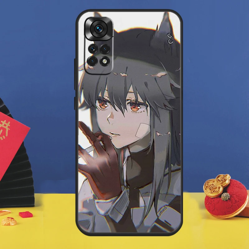 Texas Arknights Phone Case For Xiaomi Redmi Note 11 Pro Note 10 Pro 12 8 9 Pro 9S 10S 11S 12C 9C 10C Funda image 3
