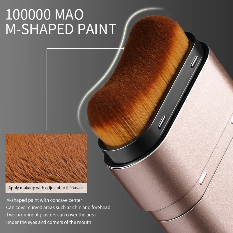 肌のトーンを明るくし、保湿効果のあるカバー力のある、ナチュラルで半透明、保湿効果のある両端ファンデーションスティック。