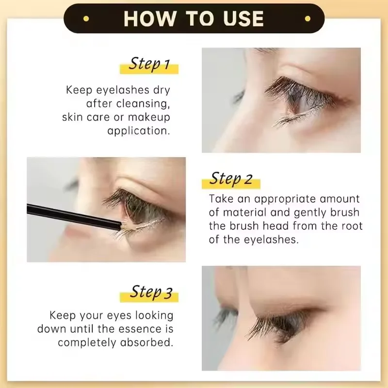 Fast Eyelash Growth Serum 7 วัน Natural Eyelash Enhancer Longer Fuller หนา Curling Lash Treatment Eye Care ผลิตภัณฑ์แต่งหน้า