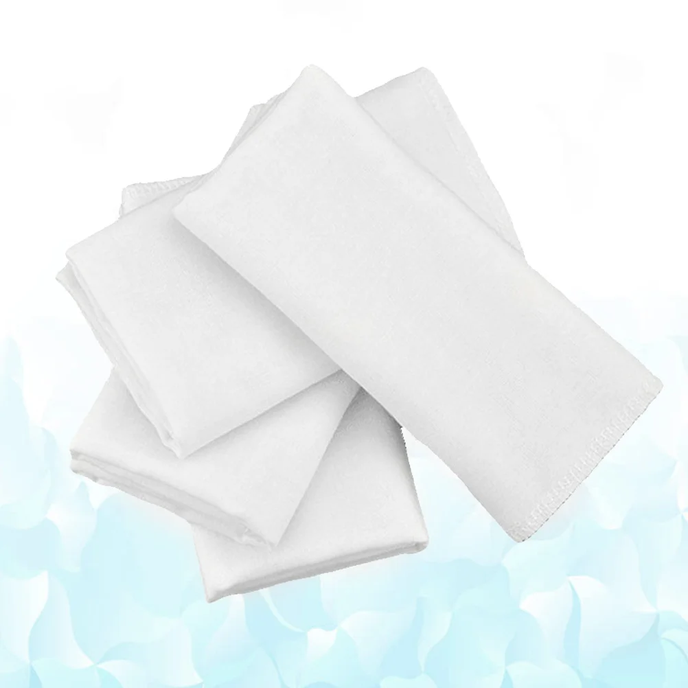 5 Pcs High Density Tie-dye White Handkerchiefs DIY Pure Cotton Accessories Handmade Noserag