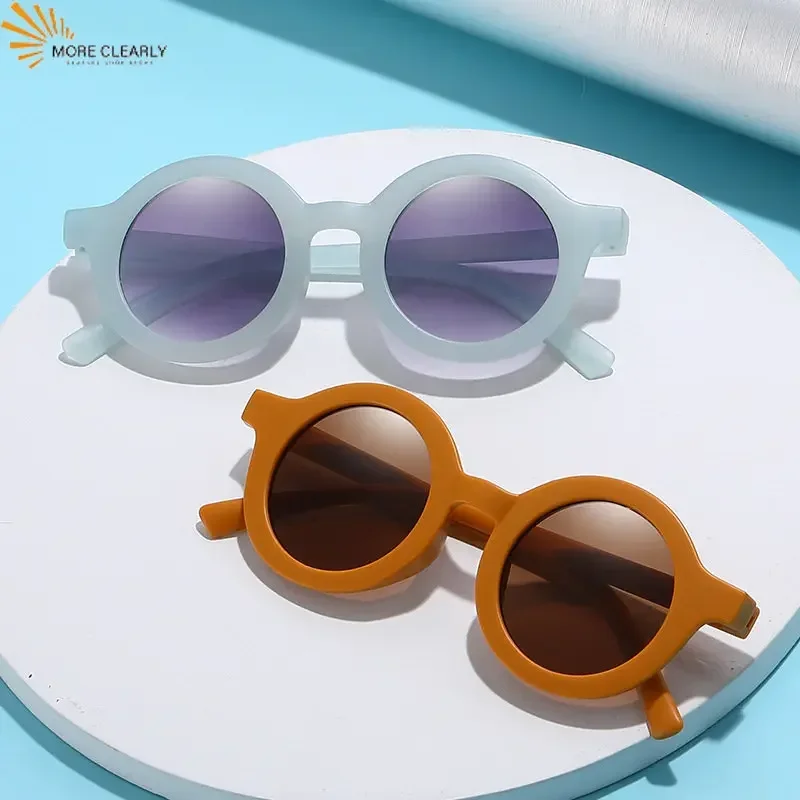 Children's Sunglasses Parent-child Frosted Glasses New Decorative Runway Shades for 1-8 Year Olds Trendy Children's Sunglasses