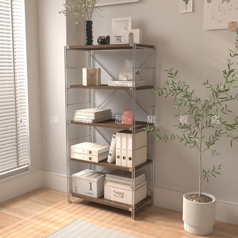 Shelf Floor-to-ceiling multi-layer storage rack Japanese-style simple combination shelf study bedroom living room balcony kitche