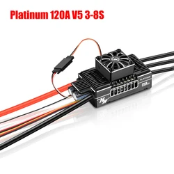 Hobbywing Platinum 120A V5 3-8S Lipo BEC Bezszczotkowy ESC do helikoptera RC Drone